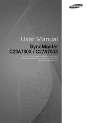 Samsung C23A750X User Manual (user Manual) (ver.1.0) (English)