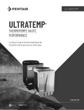 Pentair UltraTemp High Performance Pool Heat Pump UltraTemp High Performance Heat Pump - French