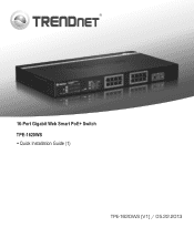 TRENDnet TPE-1620WS Quick Installation Guide