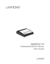 Lantronix MatchPort AR Linux Developer s Kit MatchPort AR - User Guide