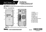 Dell Vostro 230s Setup and Features Information Tech Sheet