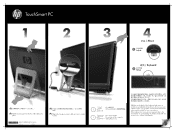 HP TouchSmart IQ830 Setup Poster (Page 1)