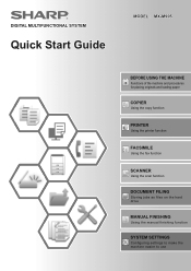 Sharp MX-M905 MX-M905 Quick Start Guide