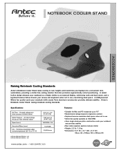 Antec Notebook Cooler Stand Manual