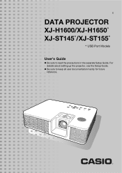Casio XJ-ST145 User Guide