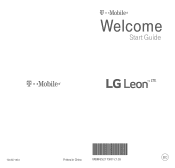 LG H345 Update - Lg Leon Lte H345 Quick Start Guide