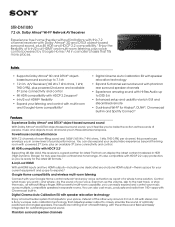 Sony STR-DN1080 Marketing Specifications