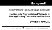 Honeywell TS8095A Owner's Manual