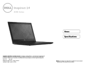 Dell Inspiron 14 3441 Specifications