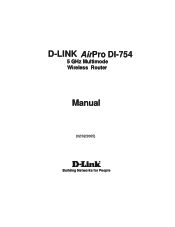 D-Link DI-754 Product Manual