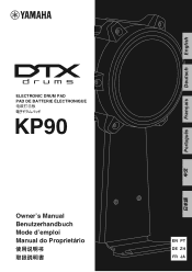 Yamaha KP90 KP90 Owners Manual