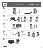 Compaq Presario SG3300 Setup Poster (1 Page only)