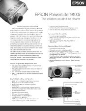 Epson PowerLite 9100i Product Brochure