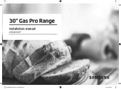 Samsung NX58M9960PS Installation Guide