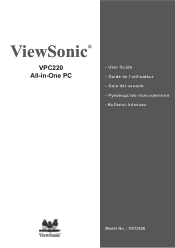 ViewSonic VPC220 VPC220 User Guide (English)