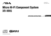 AIWA XR-MN5 Operating Instructions