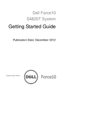 Dell Force10 S4820T Getting Started Guide