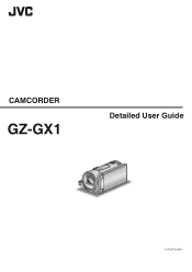 JVC GZ-GX1BUS User Manual - English