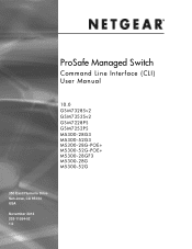 Netgear GSM7328SO Command Line Interface (CLI) User Manual