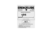 Frigidaire FFRA0611Q1 Energy Guide