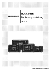 Lowrance HDS Carbon 16 - TotalScan Transducer Betriebsanleitung