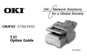 Oki OF5950 OKIFAX 5750/5950 T.37 Option Guide