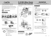 Olympus 202192 C-2100 Ultra Zoom Quick Start Guide (428 KB)