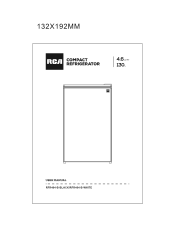 RCA RFR464-B English Manual