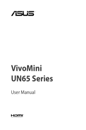 Asus VivoMini UN65H Users manual for UN65 Series English & French.