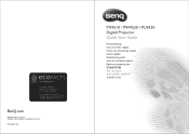 BenQ PX9510 PW9520 Quick Start Guide