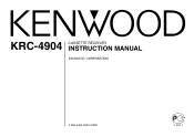 Kenwood KRC-4904 User Manual