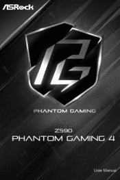 ASRock Z590 Phantom Gaming 4 User Manual