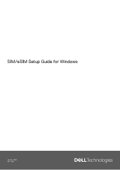 Dell Latitude 7350 Detachable SIM/eSIM Setup Guide for Windows
