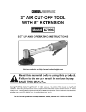 Harbor Freight Tools 67996 User Manual