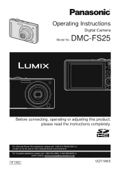 Panasonic DMC-FS25K Digital Still Camera