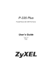 ZyXEL P-335 Plus User Guide