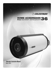 Celestron 36 cm Rowe-Ackermann Schmidt Astrograph RASA 36 Optical Tube Assembly CGE Dovetail 36 cm Rowe-Ackermann Schmidt Astrograph