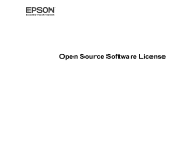 Epson VS250 Open Source Software License