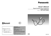 Panasonic RP-BTS30P1-R Advanced Operating Manual