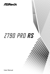 ASRock Z790 Pro RS User Manual
