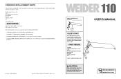 Weider Weevbe3241 Instruction Manual