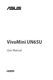 Asus VivoMini UN65U commercial UN65U Users Manual English