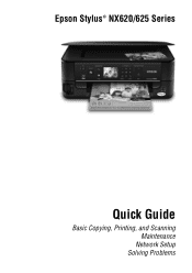 Epson Stylus NX625 Quick Reference Guide