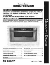 Sharp KB-6015KSC Installation Manual
