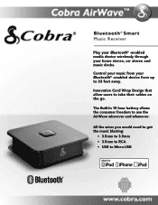 Cobra Cobra AirWave Cobra AirWave™ Features & Specs