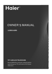 Haier L42R3 User Manual
