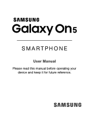 Samsung Galaxy On5 User Manual