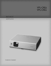 Sony VPL-CX63 Brochure