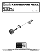 Tanaka TBC-240PF Parts List
