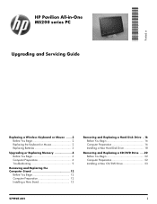 HP Pavilion All-in-One MS230 Upgrading and Servicing